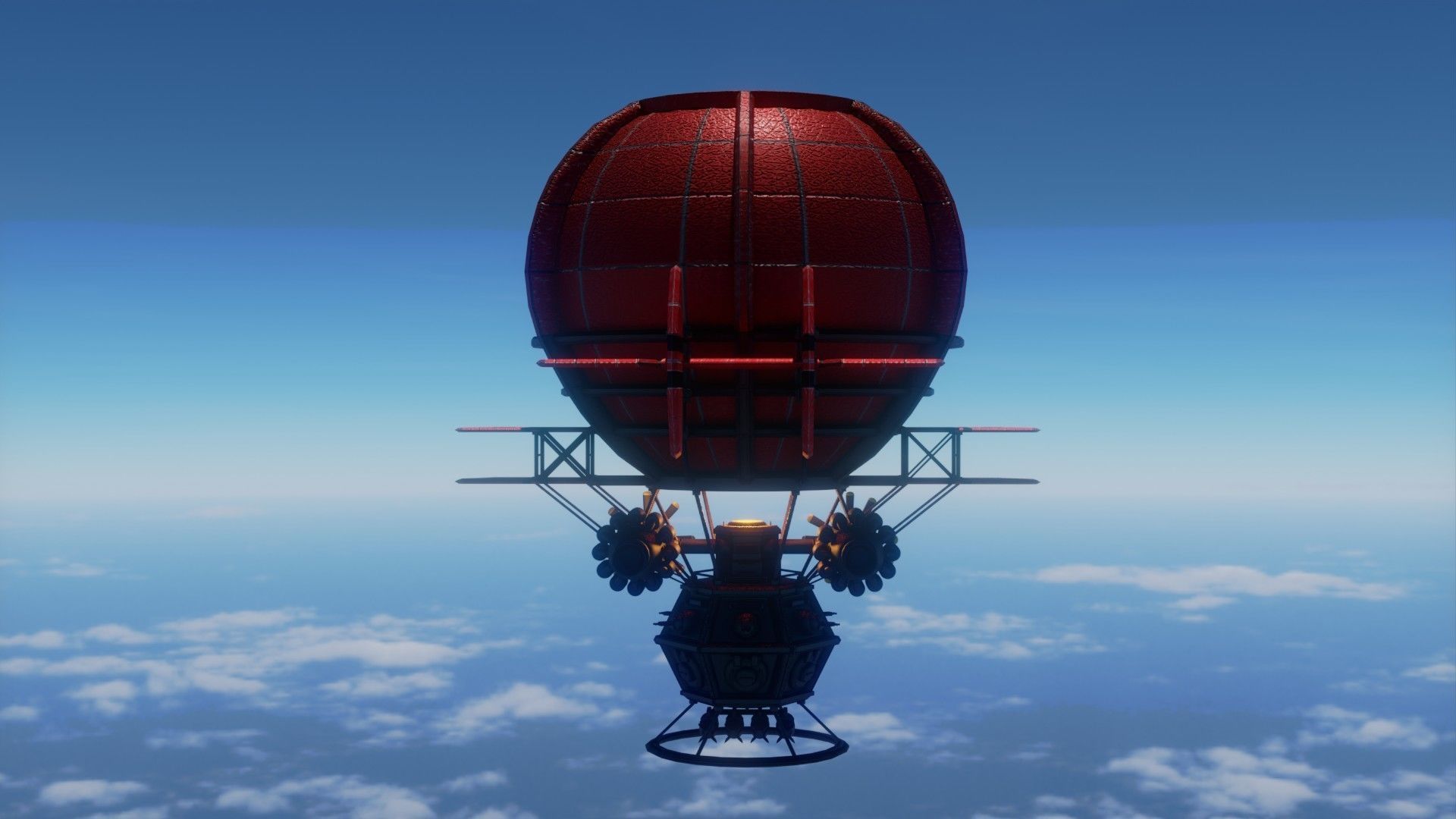 fire nation Balloon Free 3D model_2