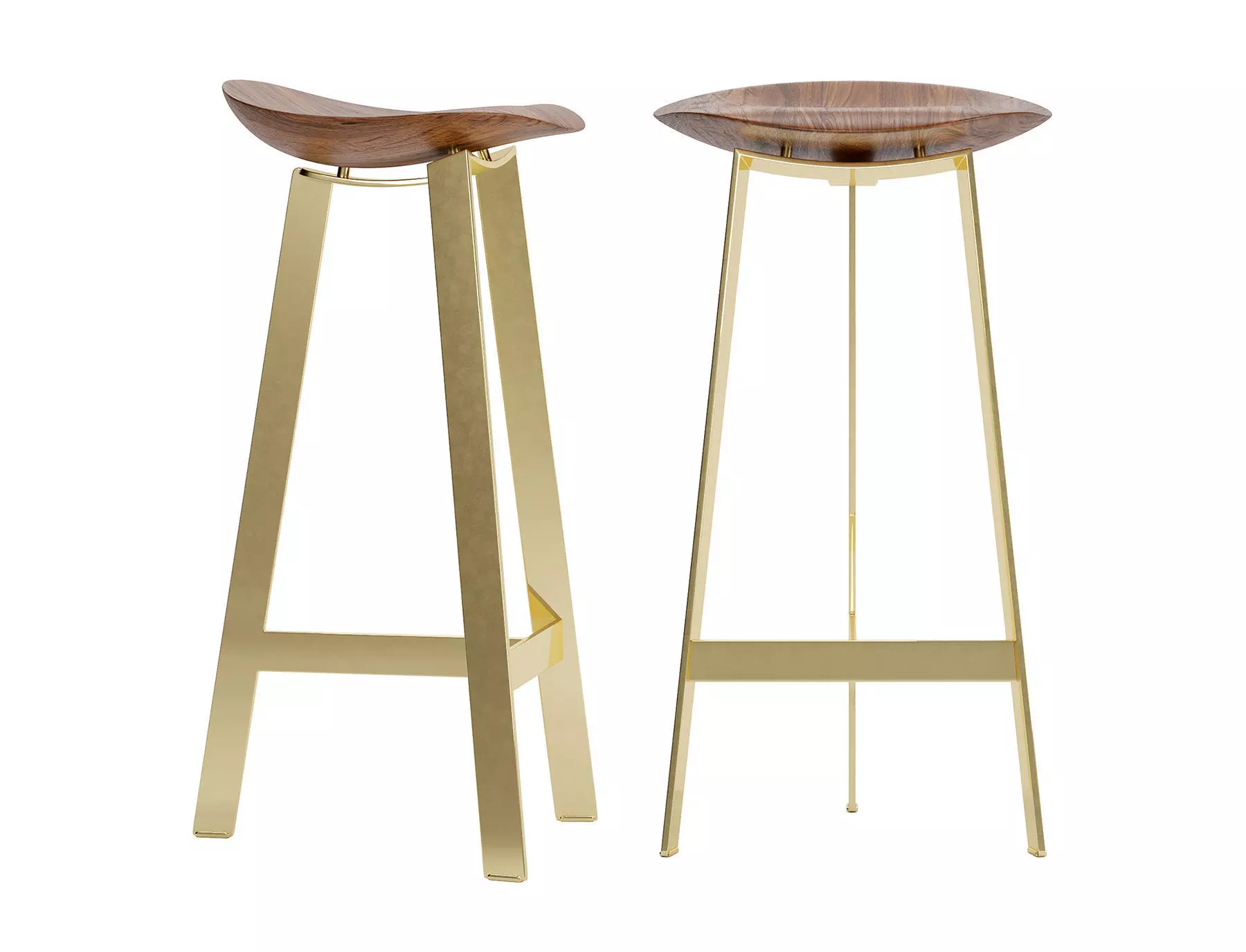 Easy Bar Stool 3D model_0