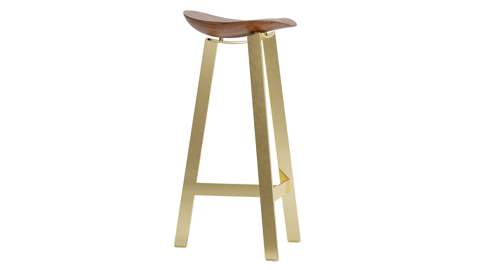 Easy Bar Stool 3D model_1