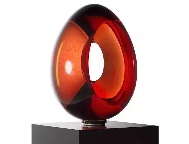Dragon Egg sculpture 3D model