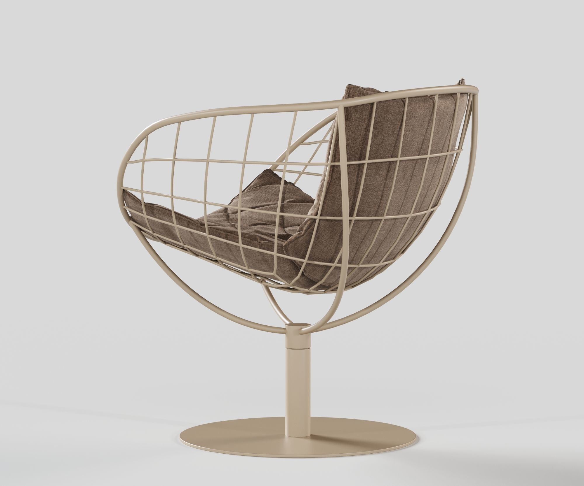 Summer Swivel chair 3D model 3D model_4