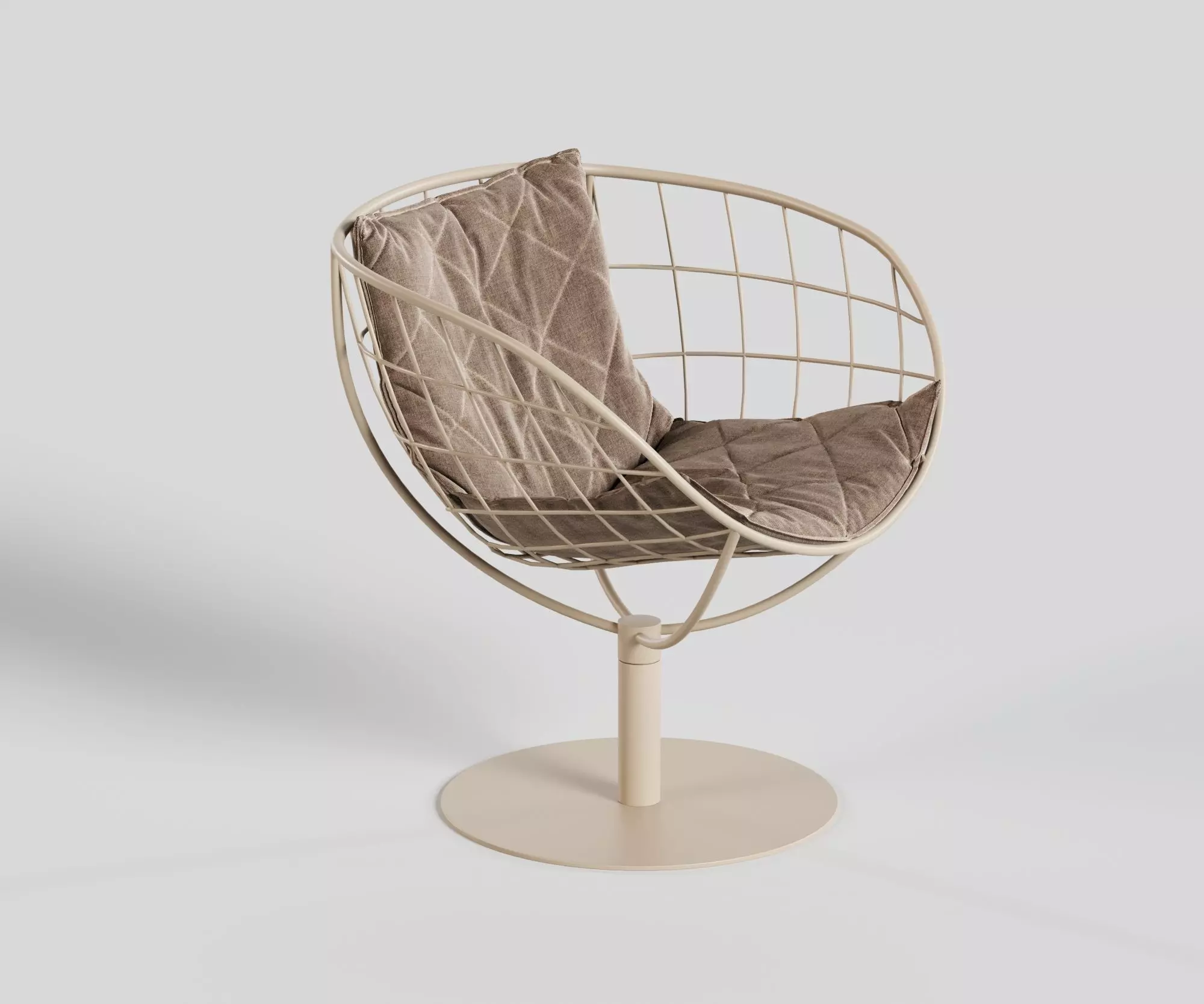 Summer Swivel chair 3D model 3D model_0