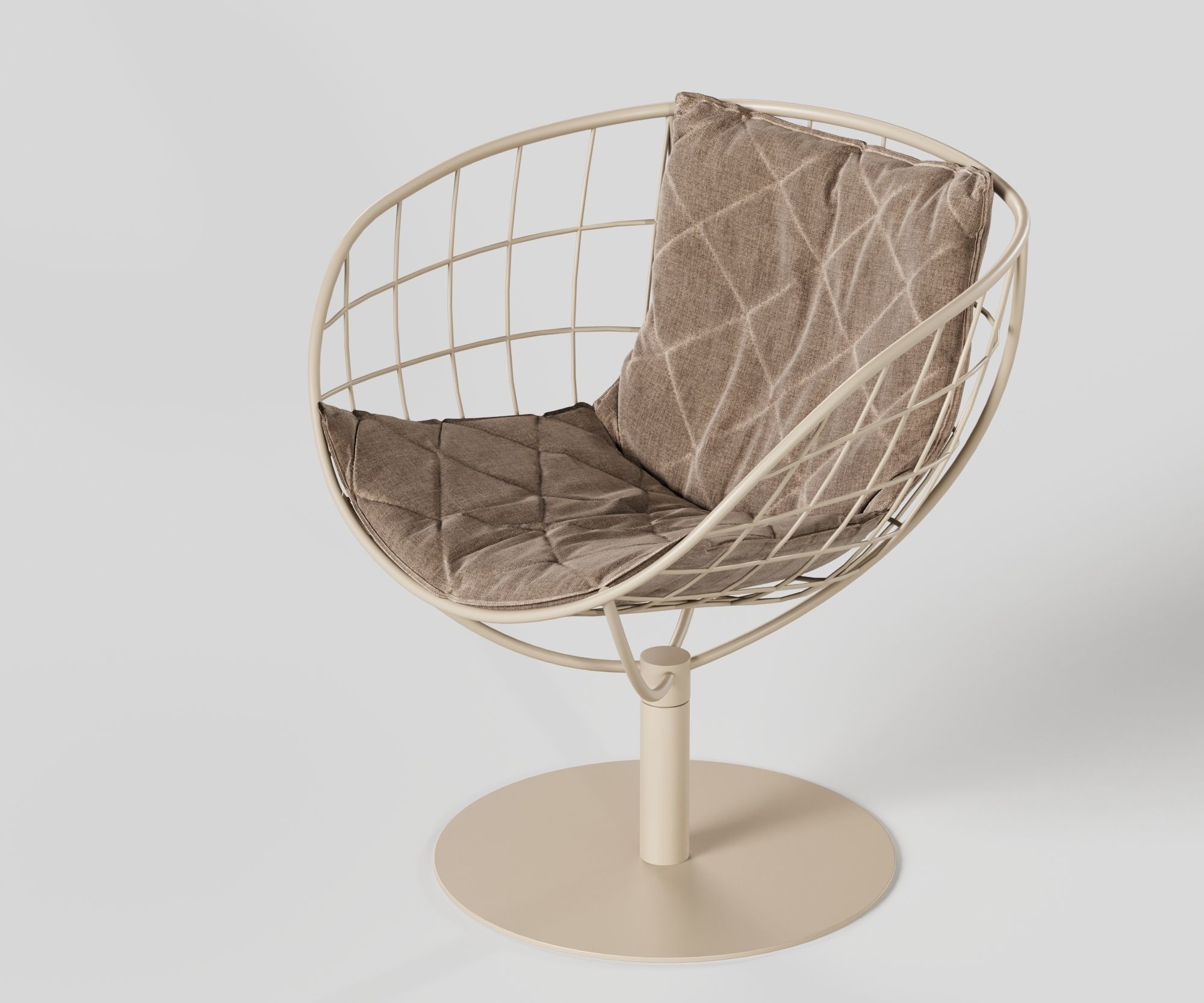 Summer Swivel chair 3D model 3D model_2