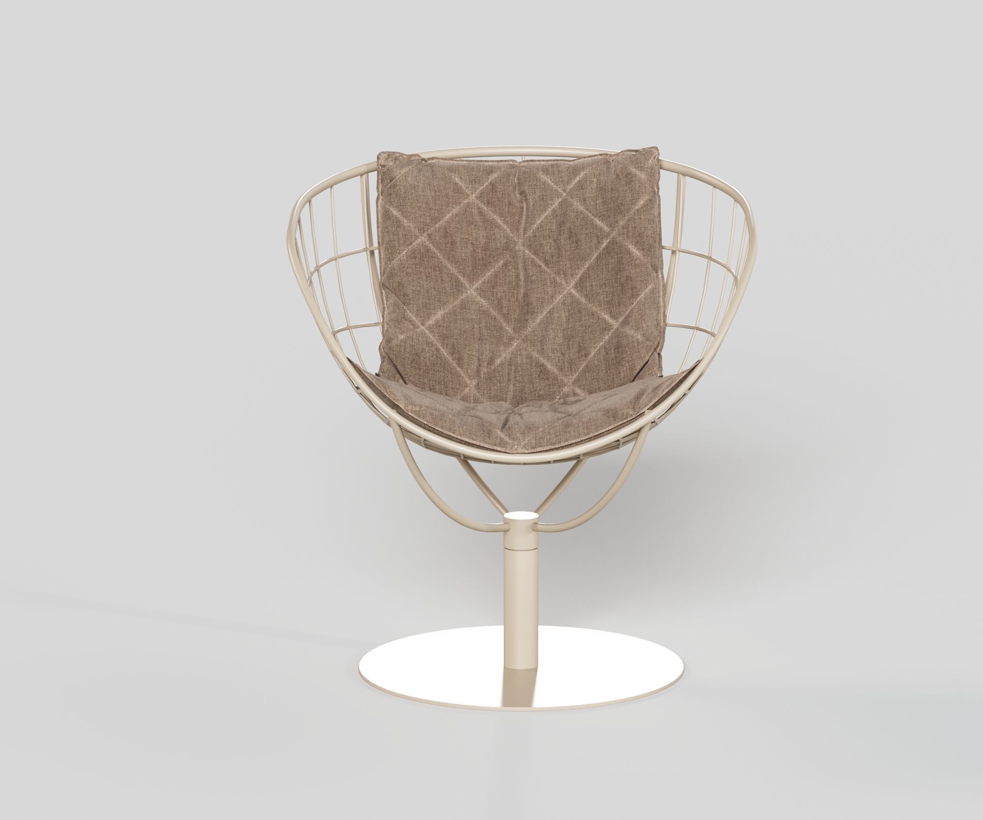Summer Swivel chair 3D model 3D model_1