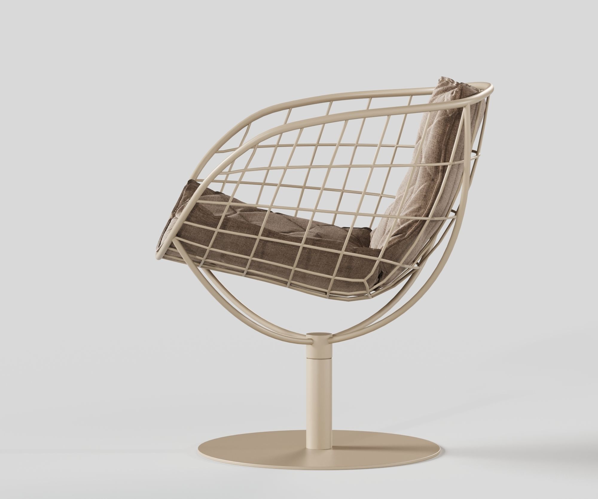Summer Swivel chair 3D model 3D model_3
