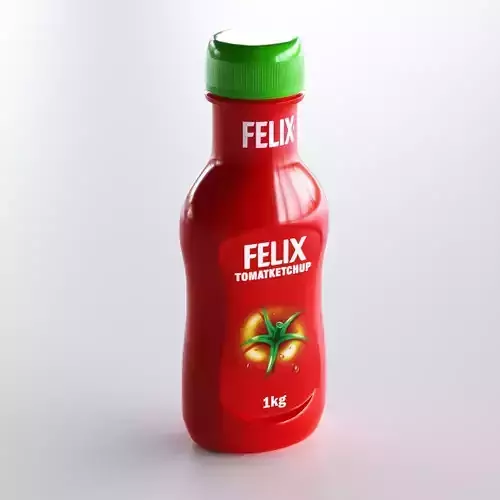 Felix Ketchup bottle