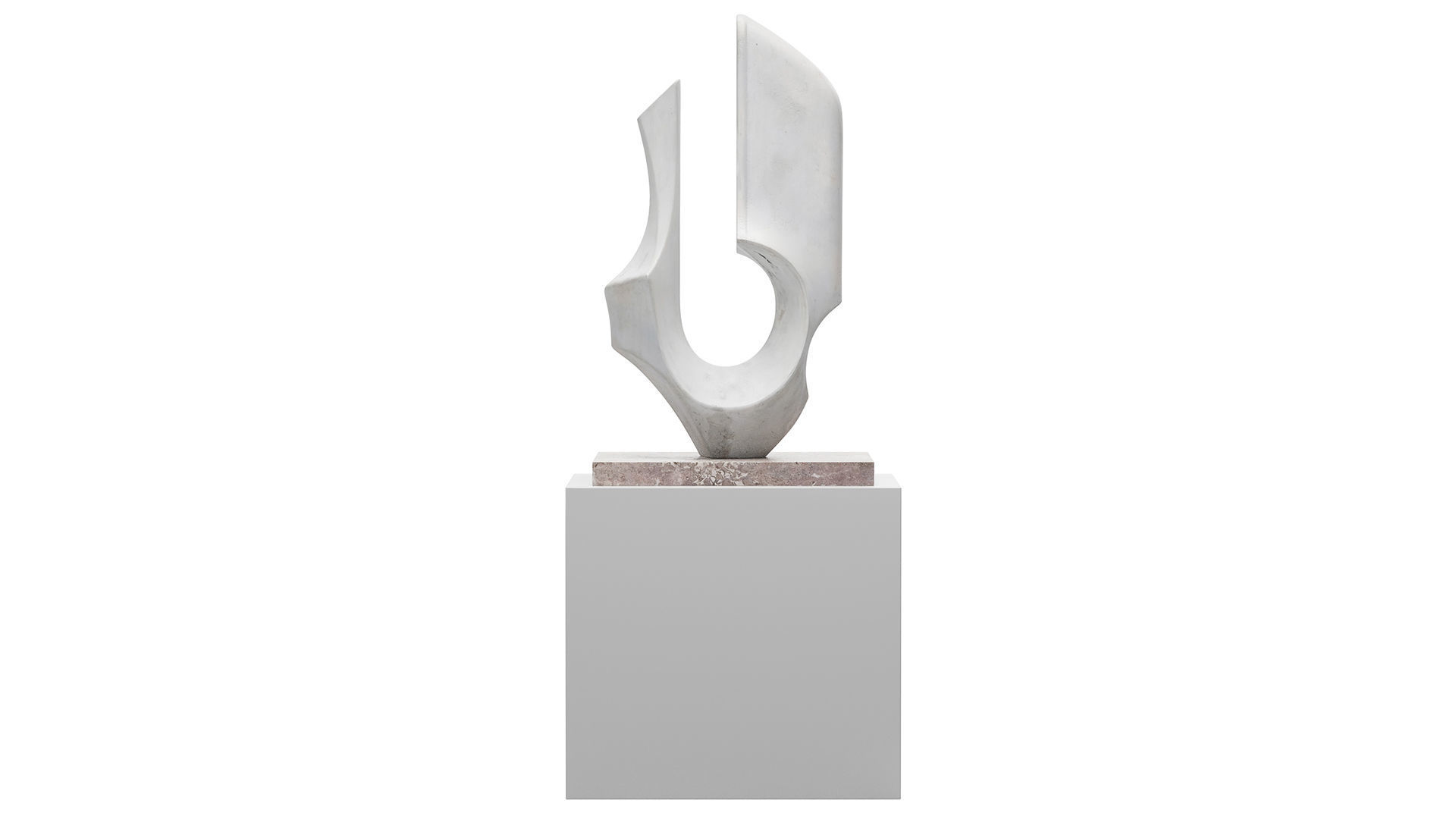 Abstract Modern Sculpture 3D model_1