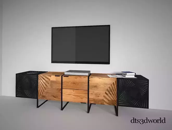 Fibonacci Aesthetics - Fiboboxy Tv Console by DT