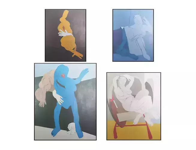 South Asia Abstract Paintings