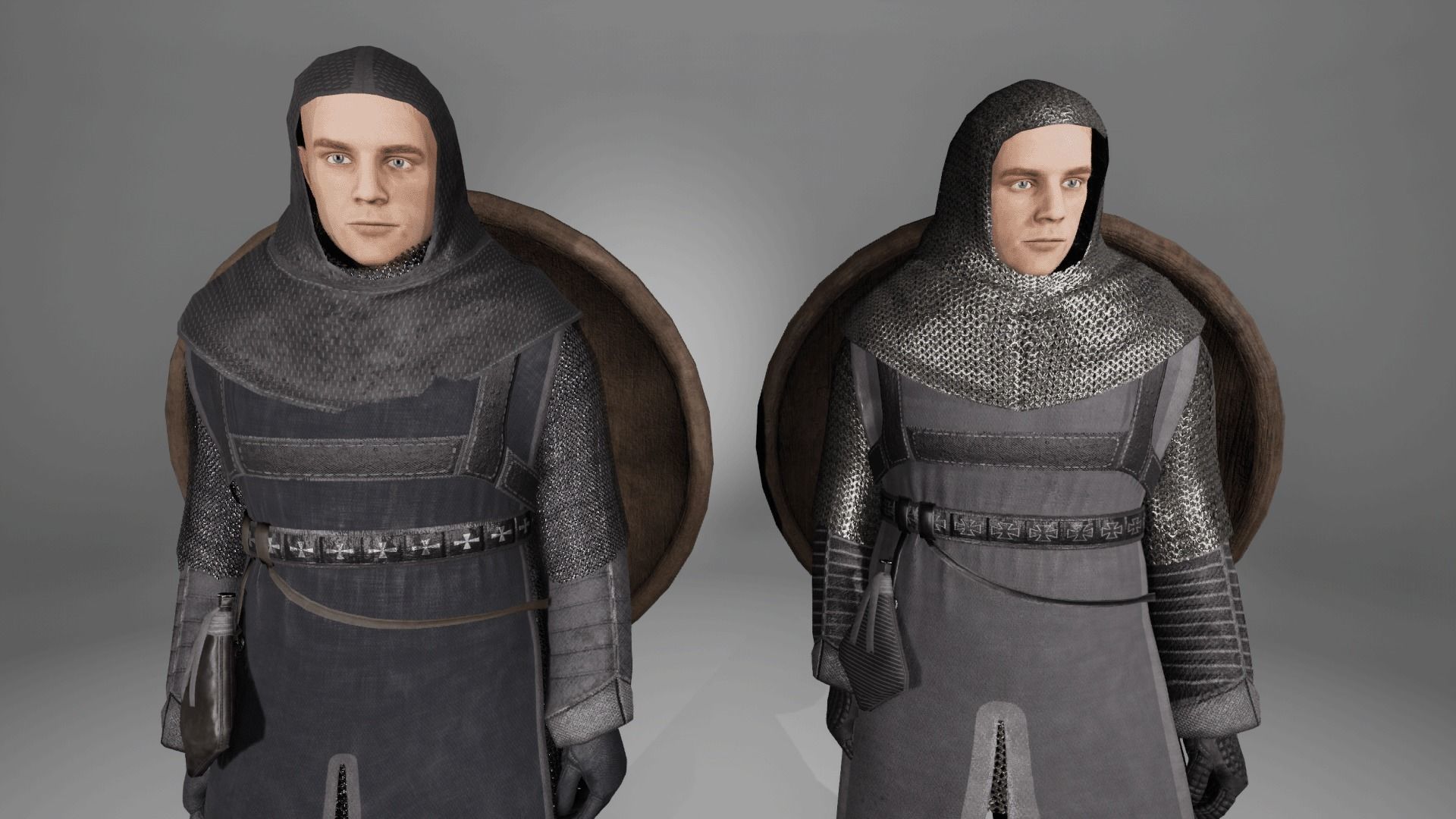 TAB Medieval Knight - 8 Low-poly 3D model_12