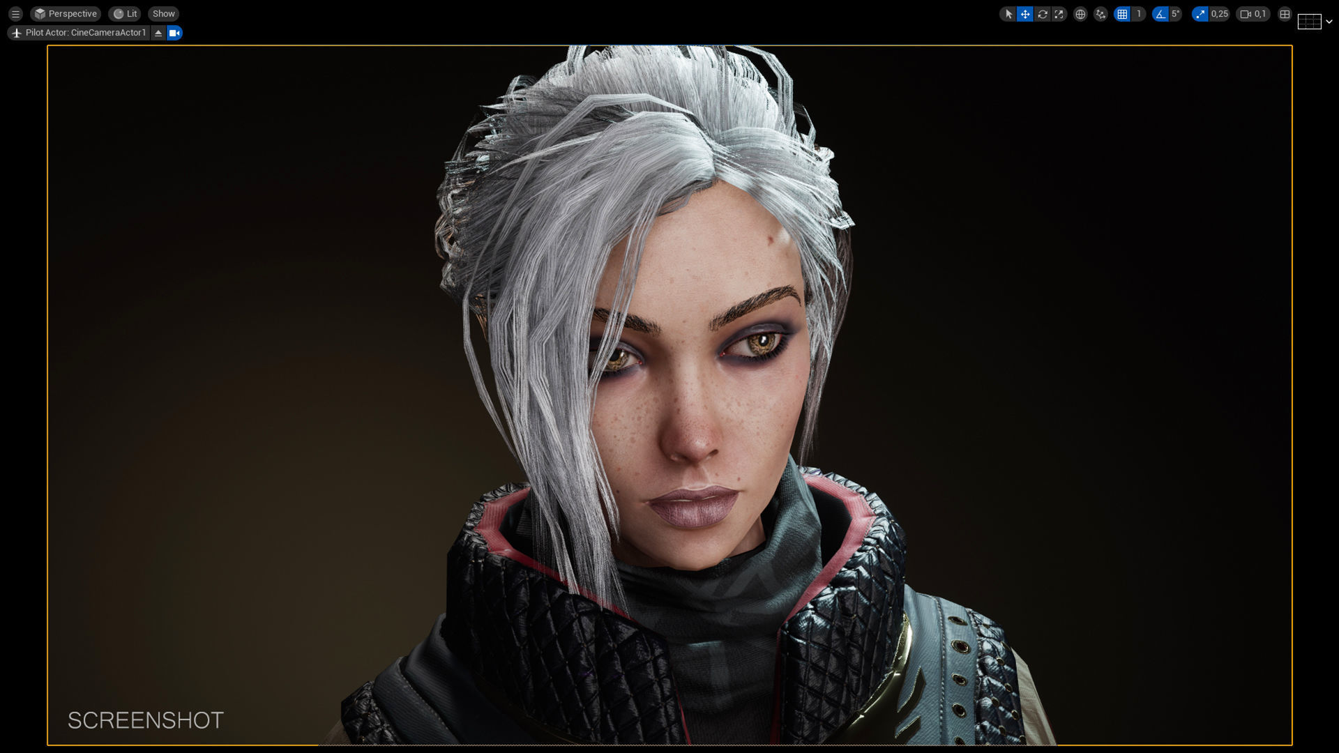 Adventure Girl 1  game character Low-poly 3D model_16