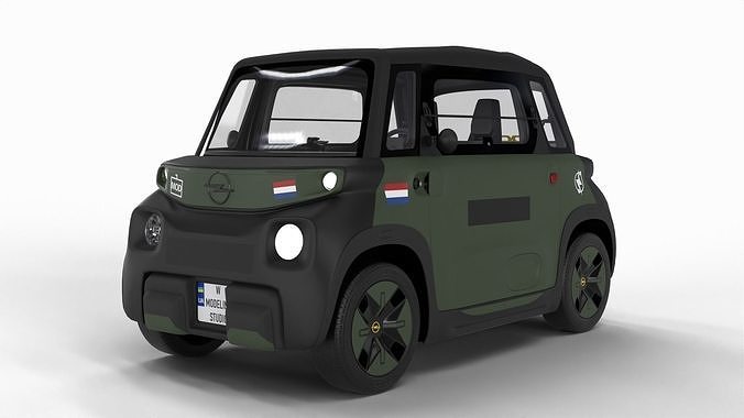 Opel Rocks-e 2020 Dutch Army 3D model