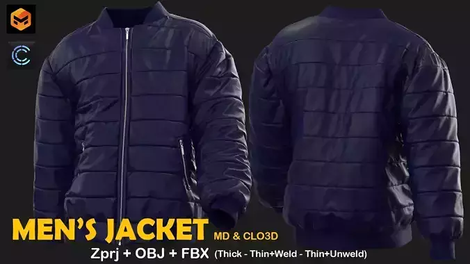 Mens Puffer Jacket 2