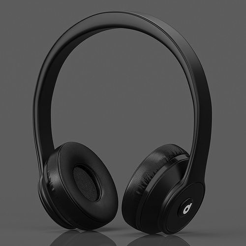 Headphones 3D model 3D model