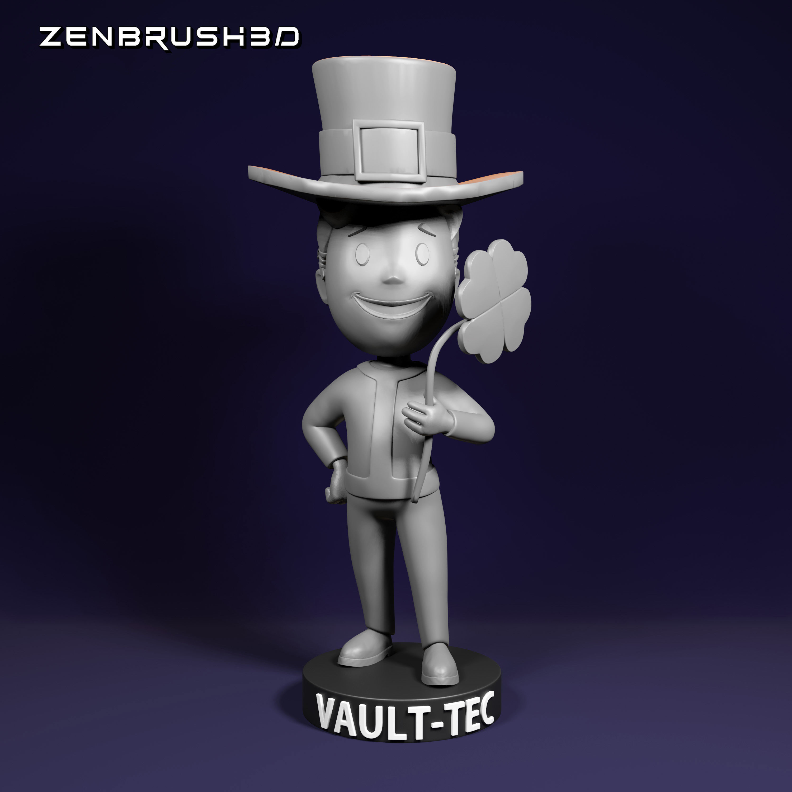 BOBBLEHEAD PACK - FALLOUT 3D PRINTING - STL 3D print model_9