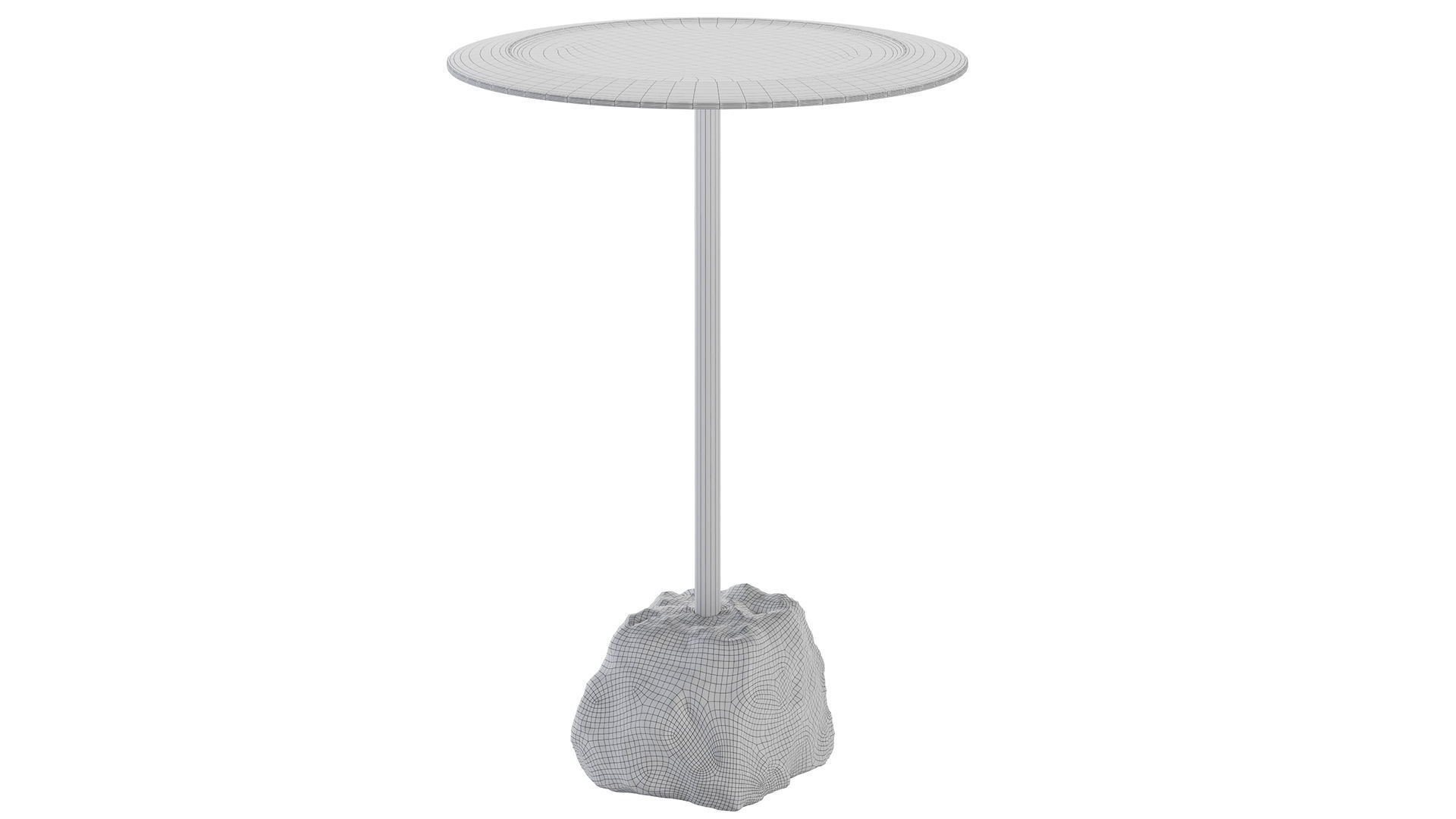 Raw Natural Side Tables 3D model_6