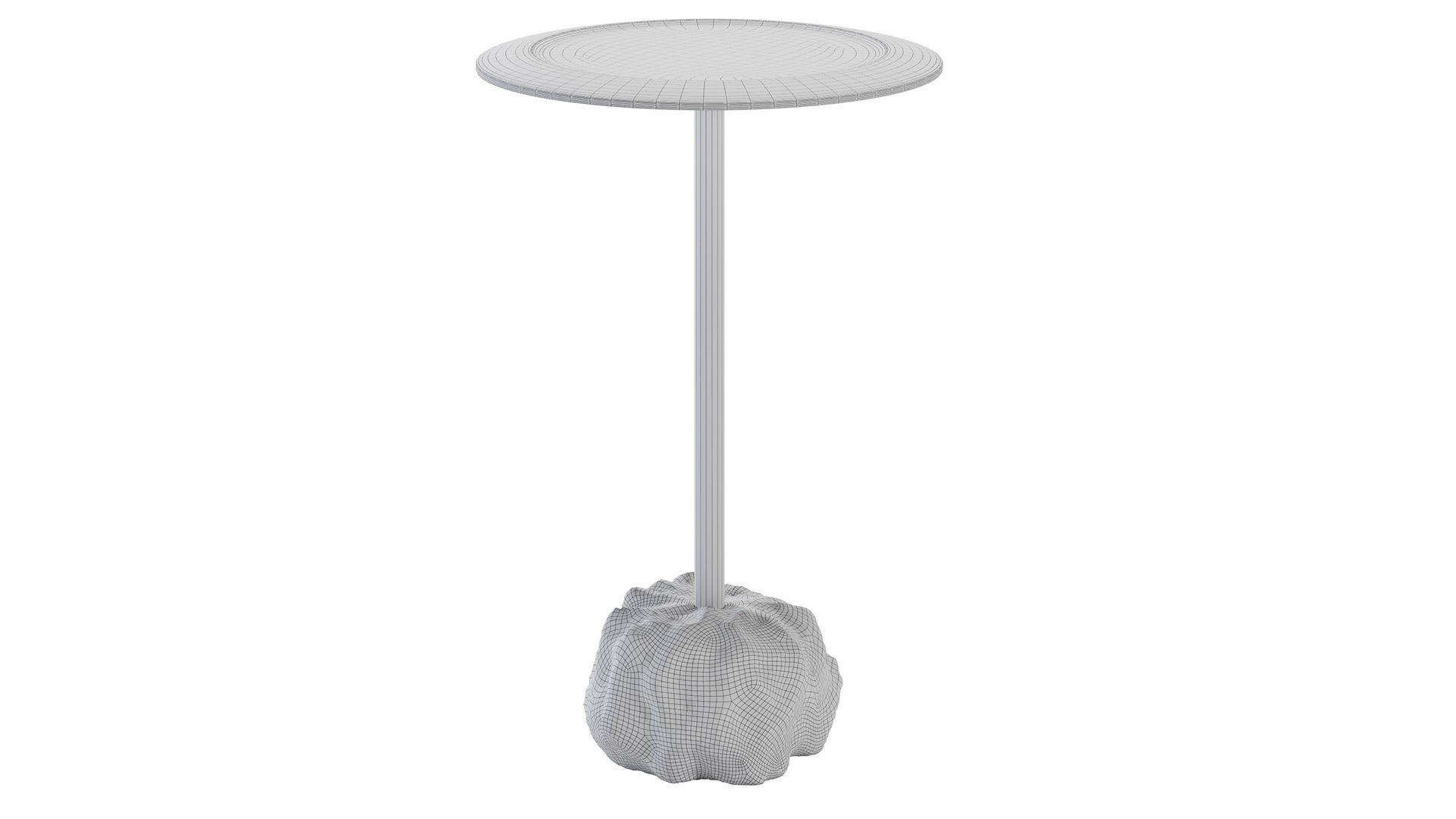 Raw Natural Side Tables 3D model_10