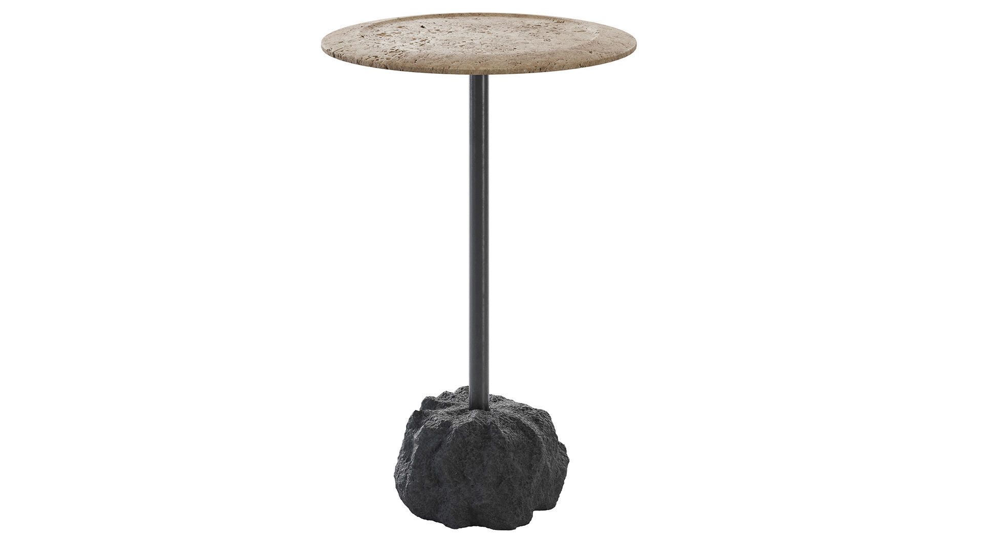 Raw Natural Side Tables 3D model_9