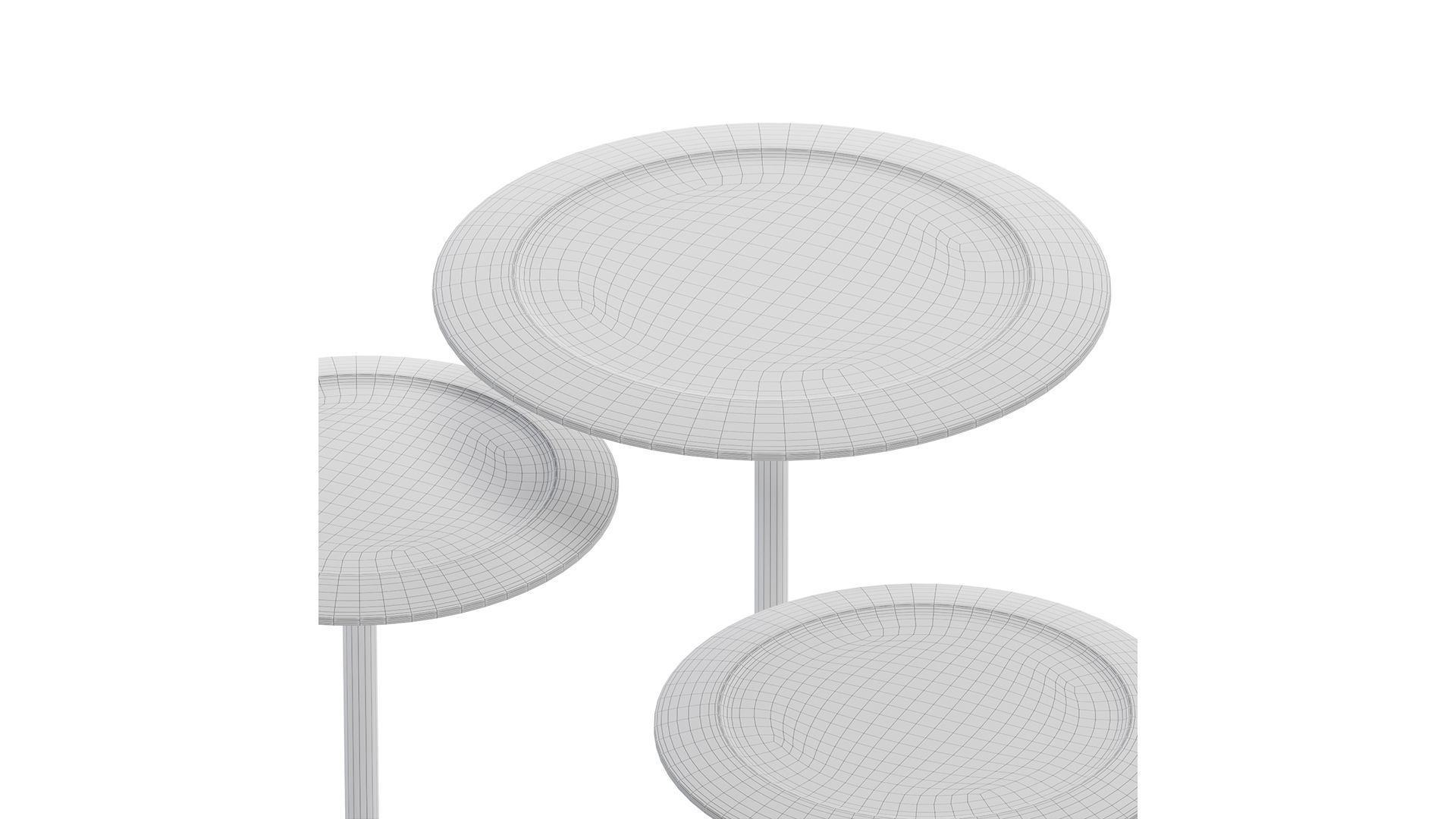 Raw Natural Side Tables 3D model_4