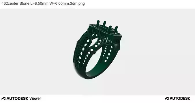 Men Ring With Oval Cut Center Stone