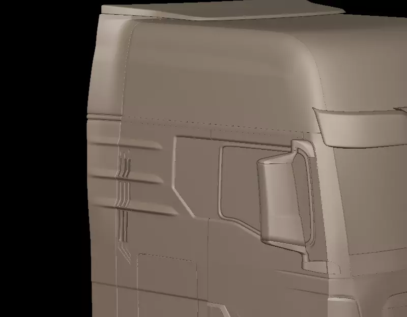 MAN TGX 2021 TRUCK 3D print model_3