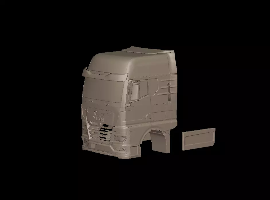 MAN TGX 2021 TRUCK 3D print model_0
