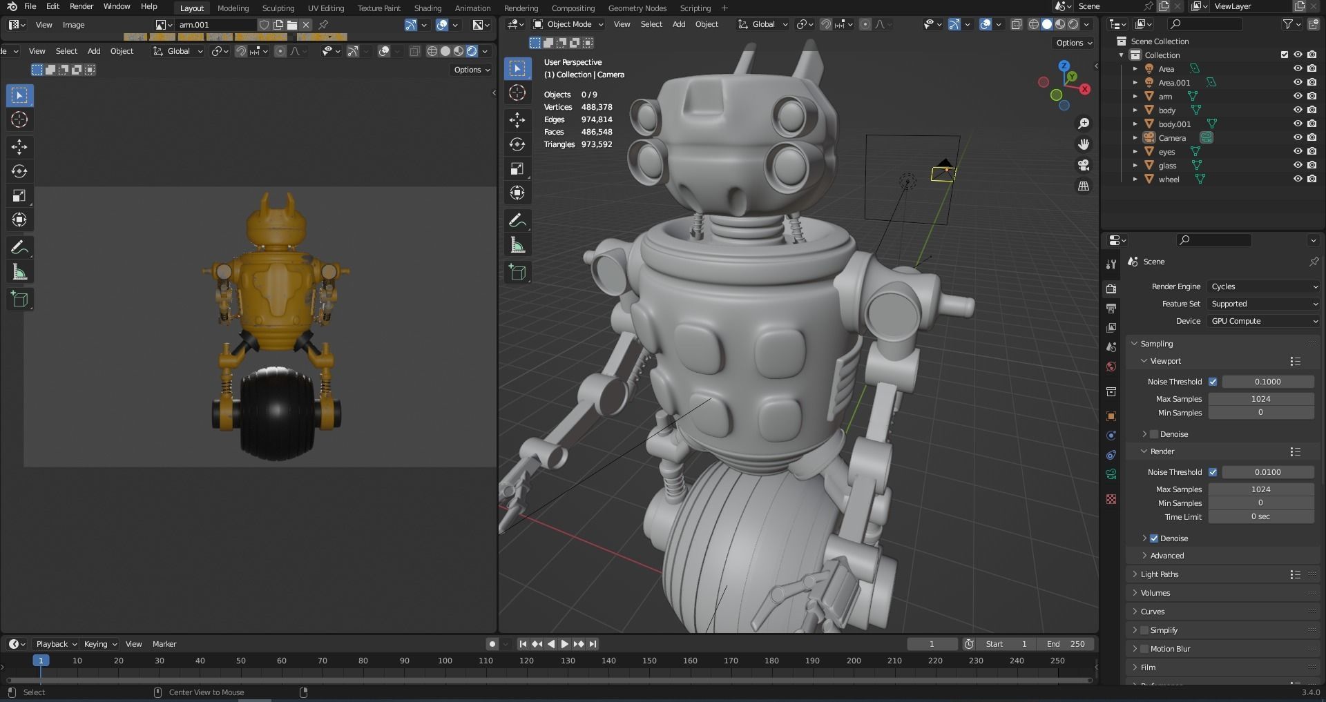 3D model robot-2 3D model-2 3D model_5