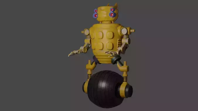 3D model robot-2 3D model-2 3D model