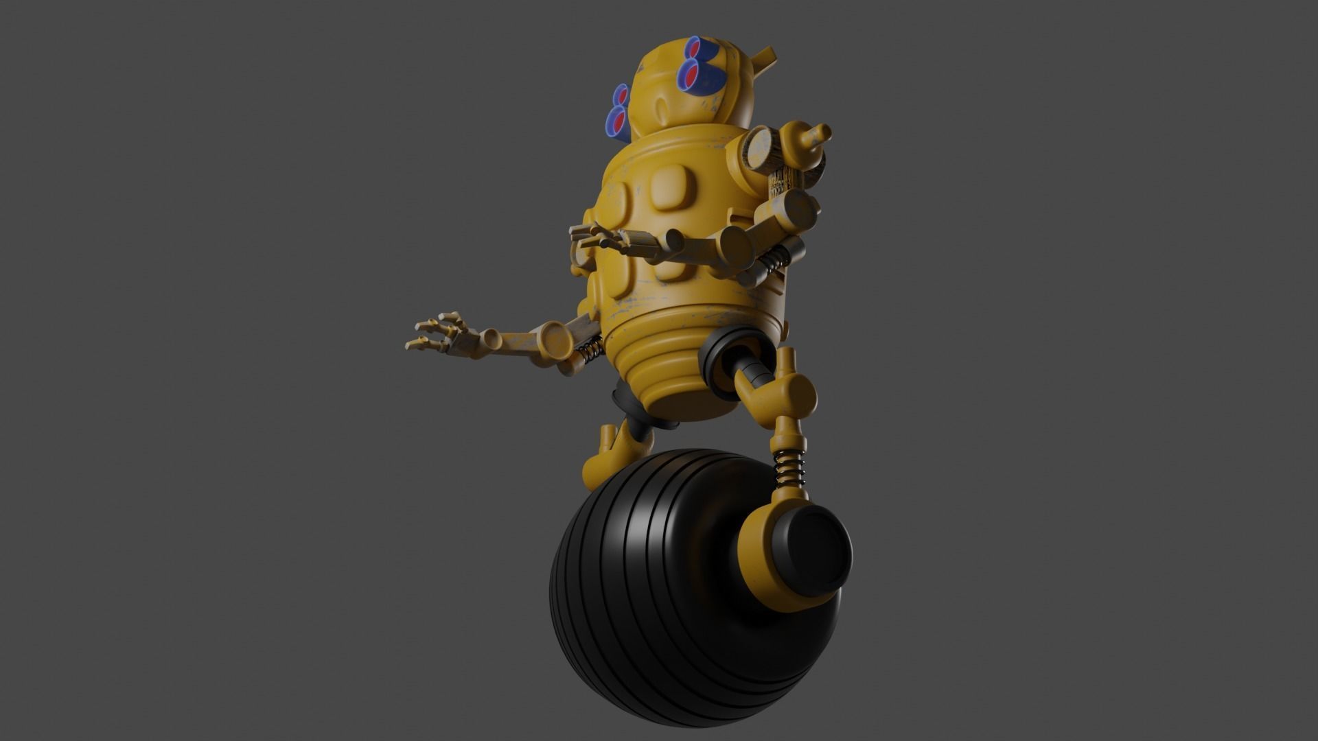 3D model robot-2 3D model-2 3D model_4
