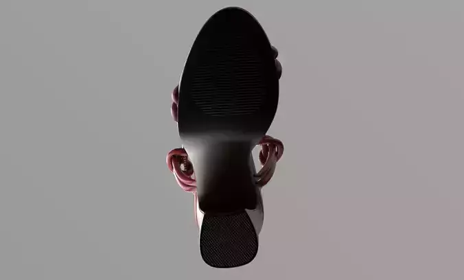 Women Harrlow Block-Heel Knotted Dress Sandals Red Color