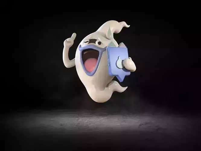 WHISPER Yokai Watch - Collectible Fanart  3D print model