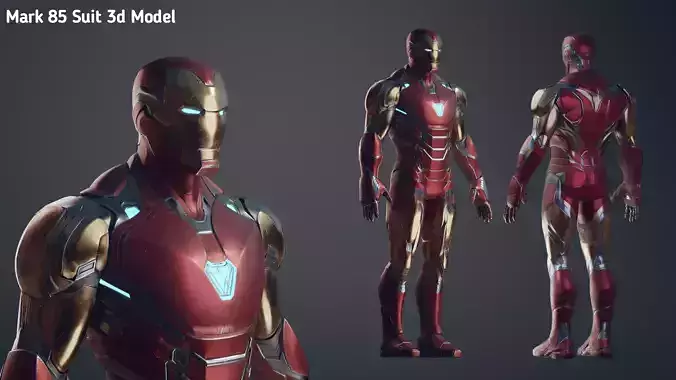 Mark 85 3d model ironman suit 3D model