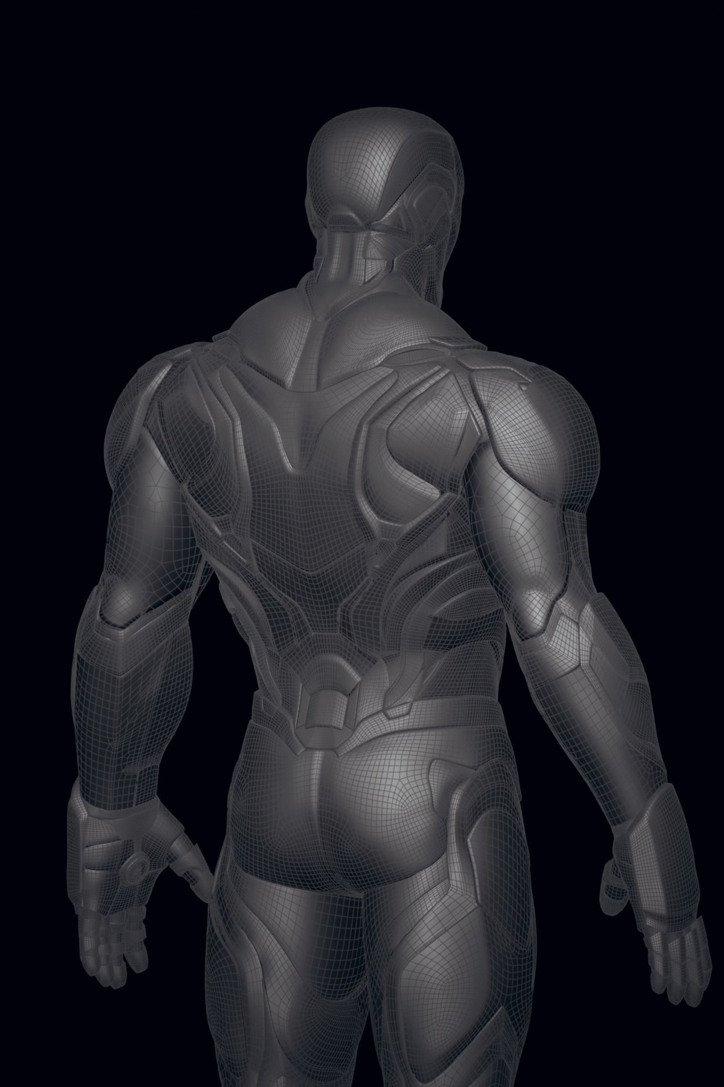 Mark 85 3d model ironman suit 3D model_9