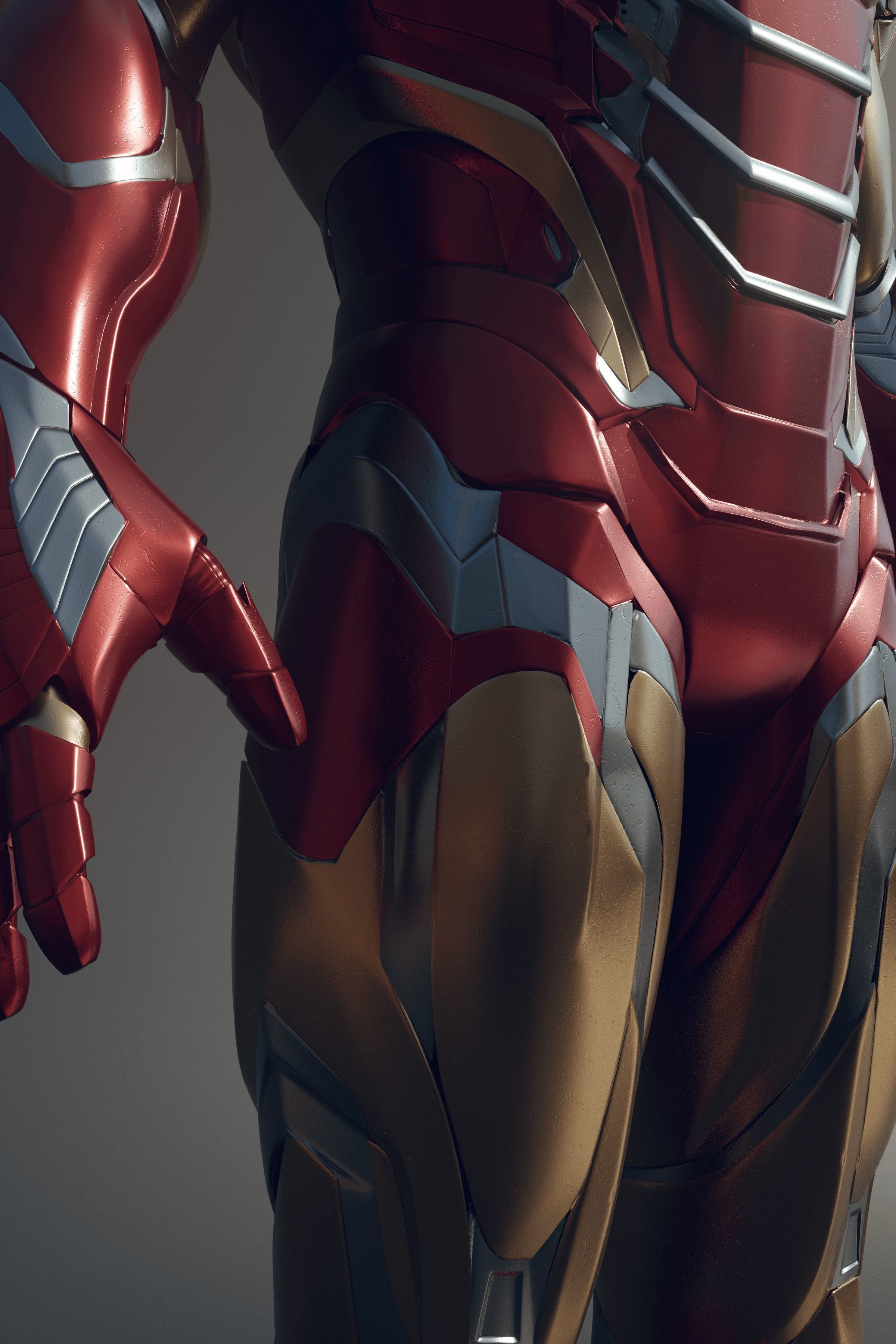 Mark 85 3d model ironman suit 3D model_2