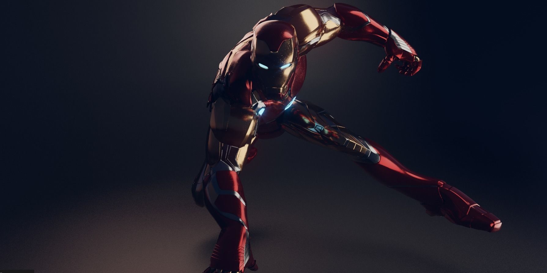 Mark 85 3d model ironman suit 3D model_4