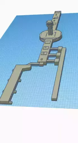 KDEN Model Airport Terminal 3D print model