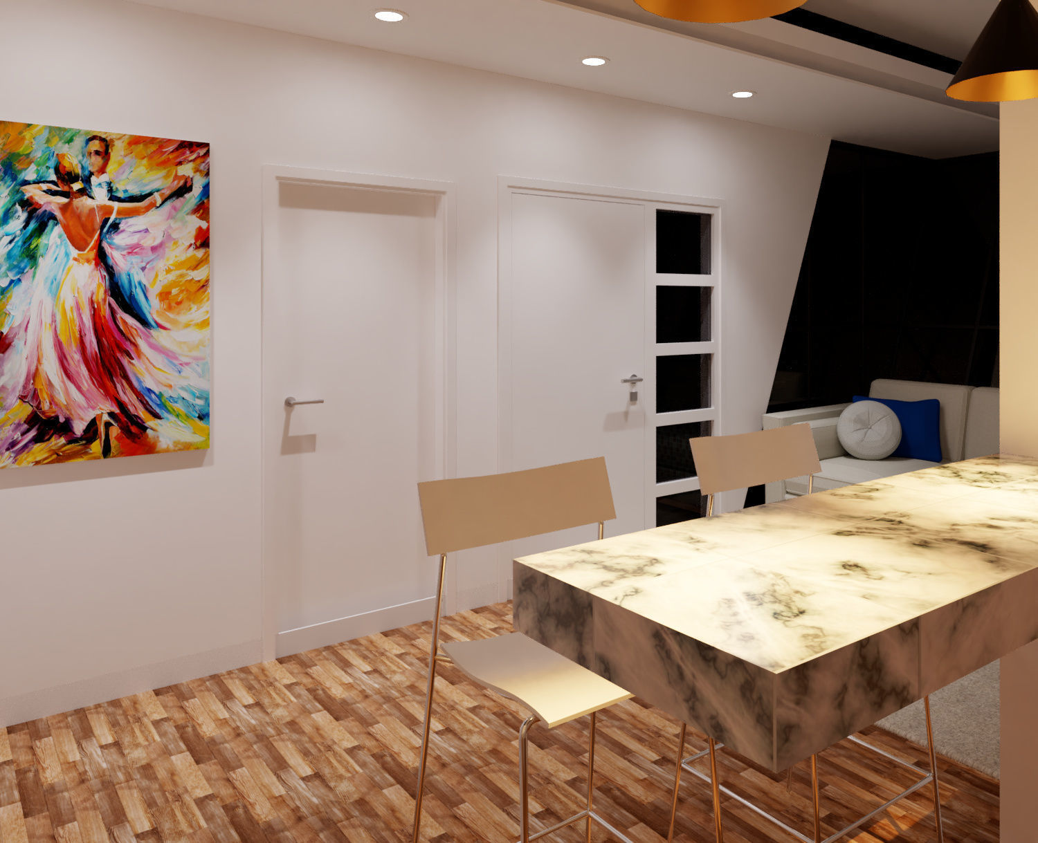 Contry House 3D model_1