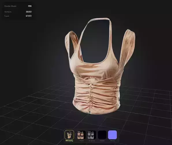 Female Elegant Top PBR 4k