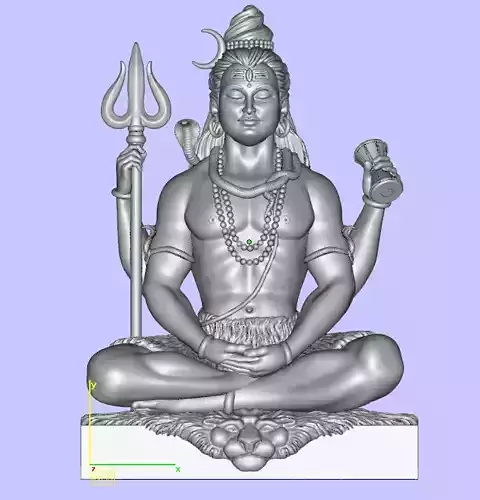 Mahadev Pendent 3D print model