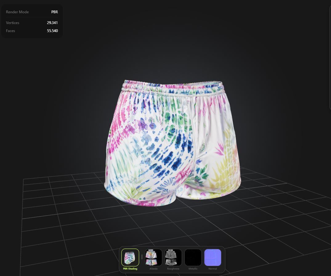 Swinwear PBR 4k  Low-poly 3D model_1