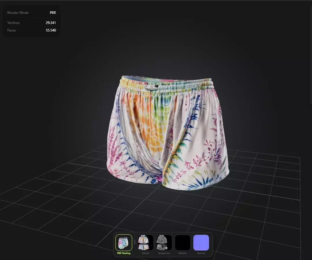 Swinwear PBR 4k  Low-poly 3D model_0