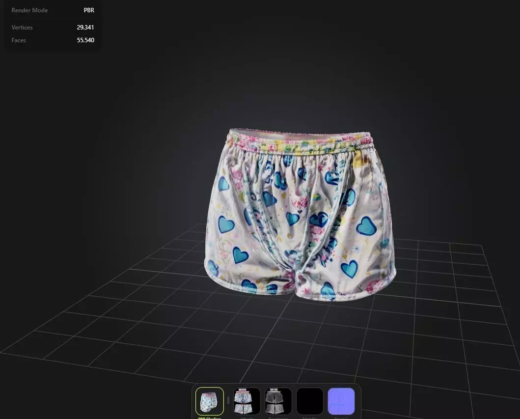 Swinwear PBR 4k Low-poly 3D model_0