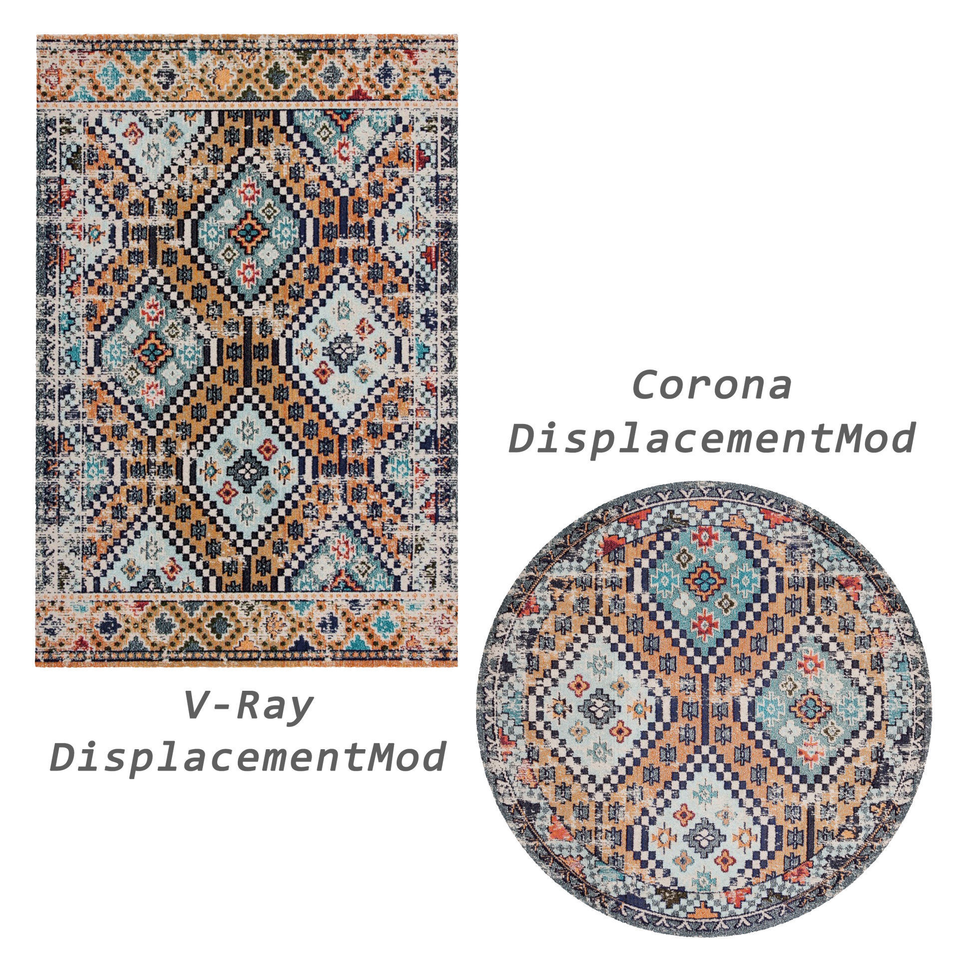 Rugs No 975 Low-poly 3D model_2