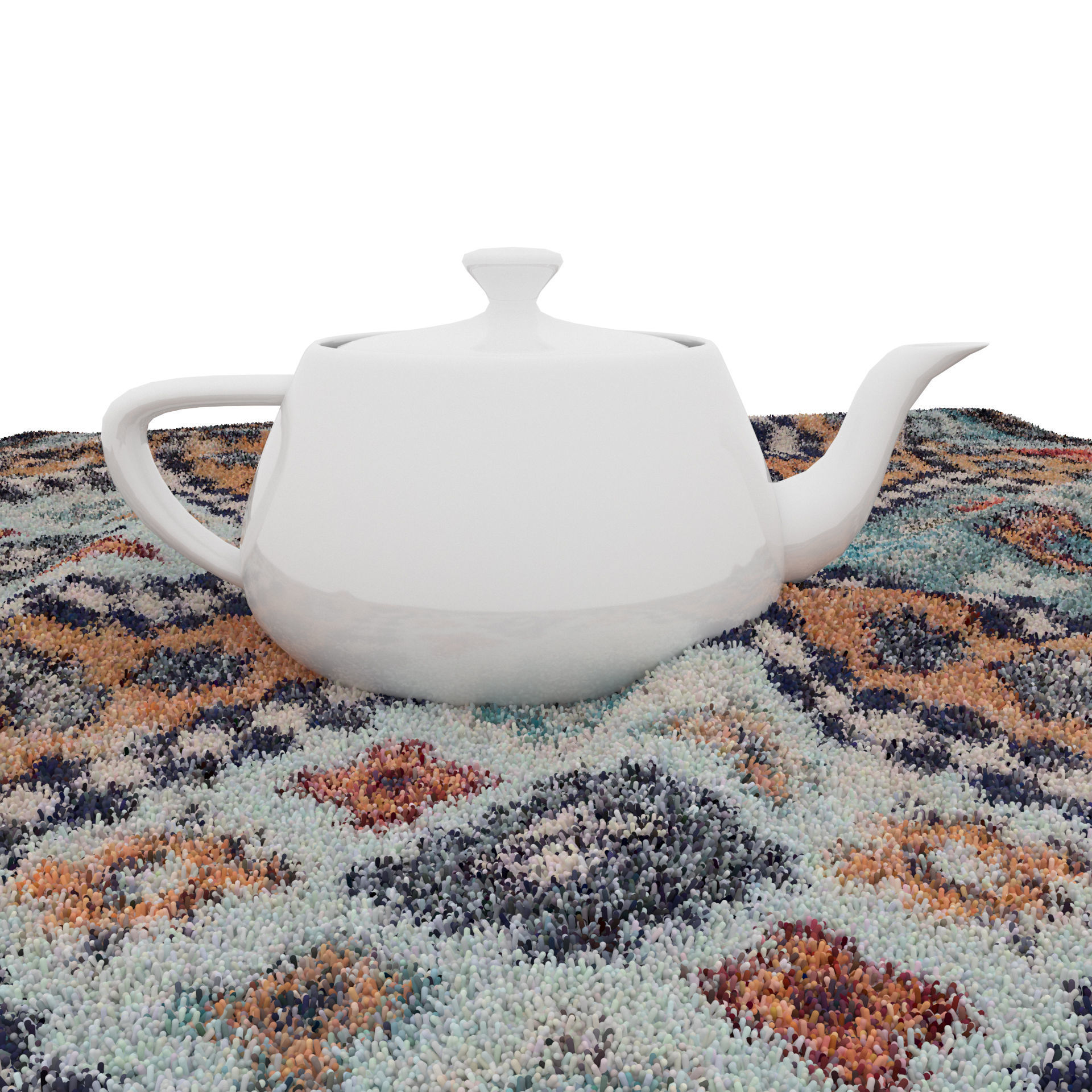 Rugs No 975 Low-poly 3D model_6