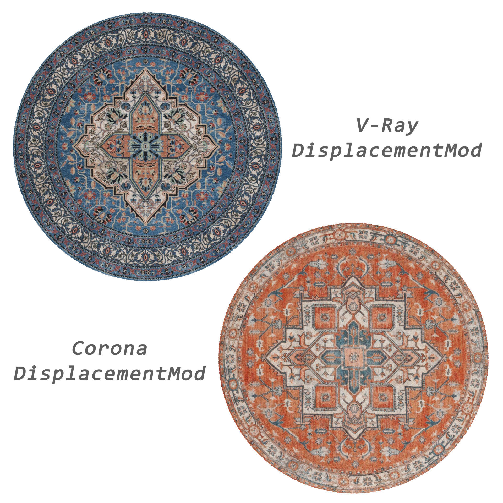 Rugs No 977 Low-poly 3D model_1