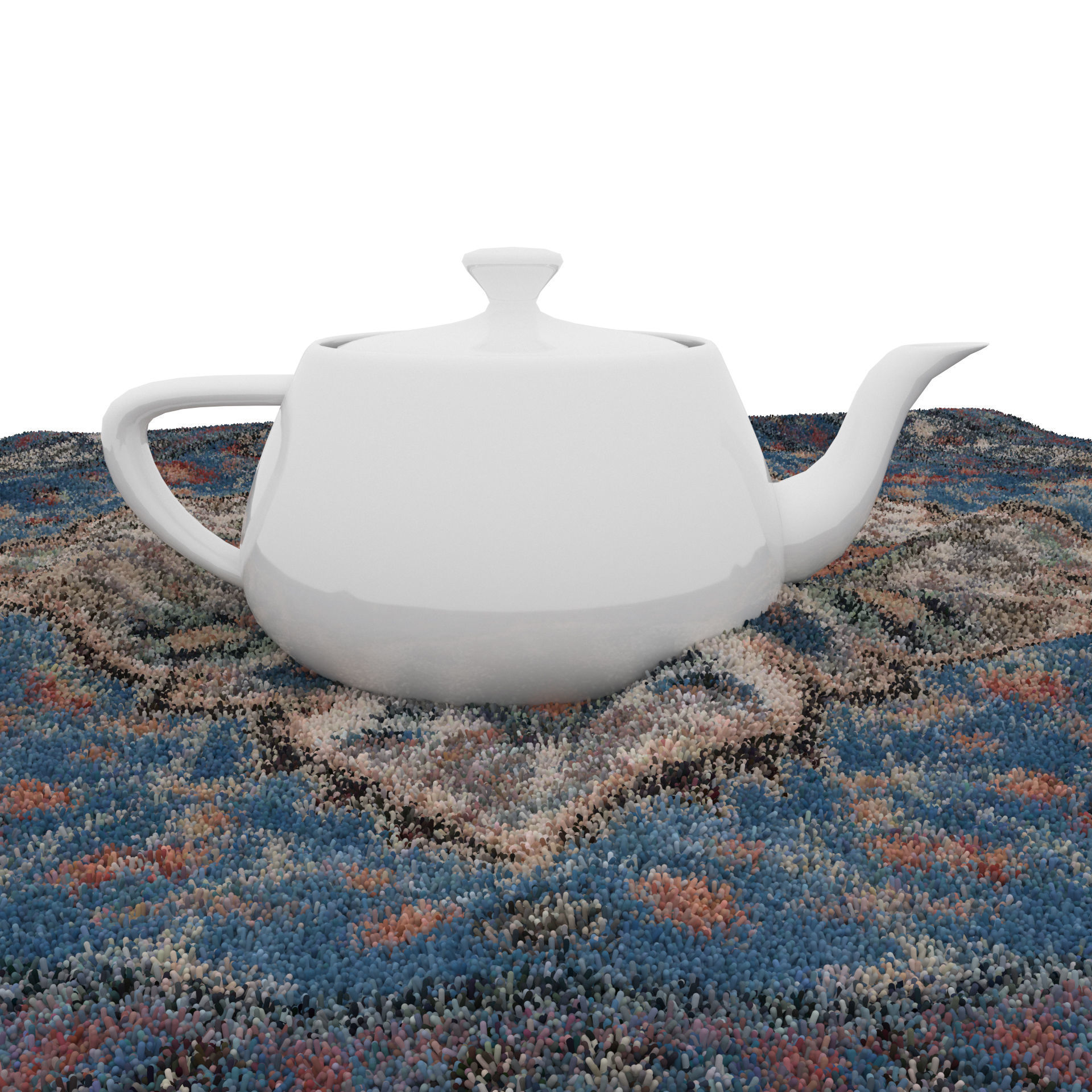 Rugs No 977 Low-poly 3D model_8