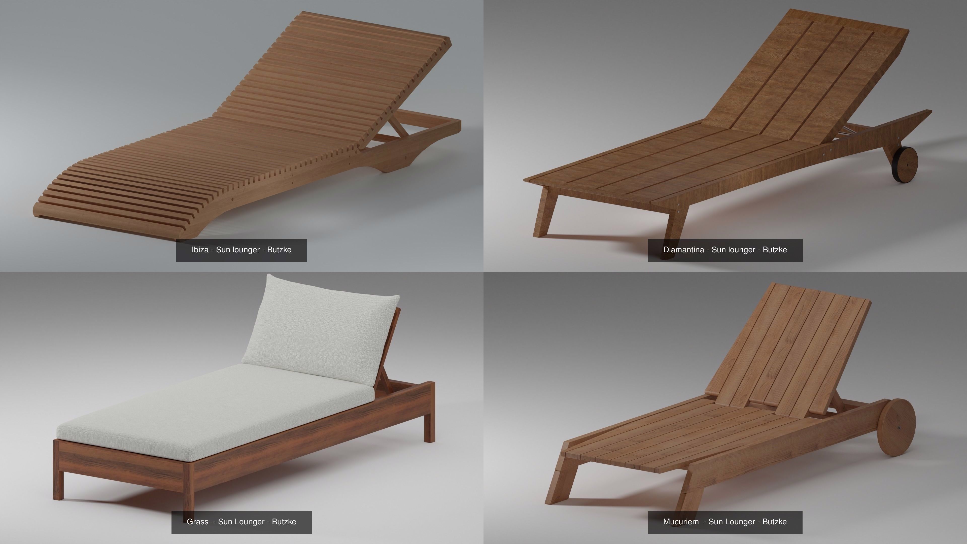All Sun Lounger Butzke 3D Model Collection_1