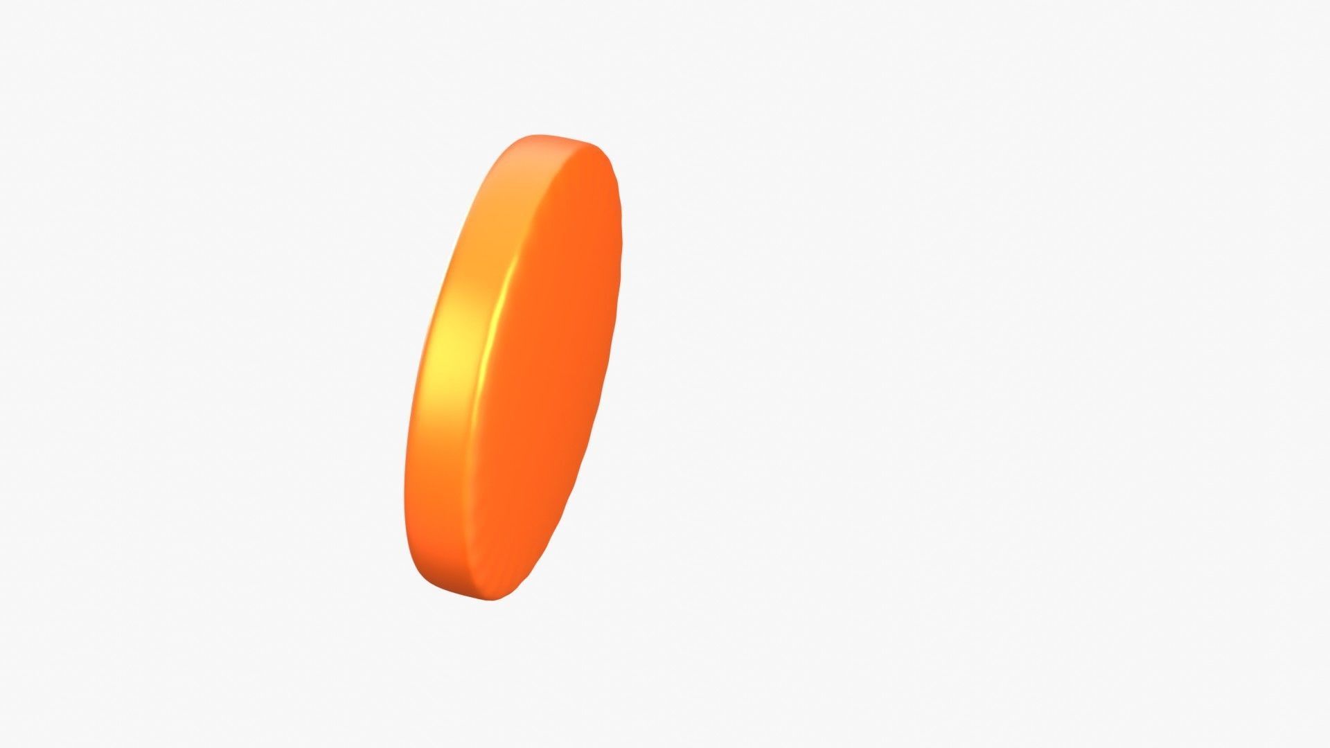 Medal Coin Game 3D Illustration 3D model_5