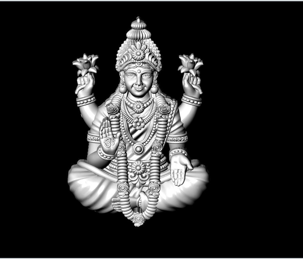 Laxmi pendant Artwork-80 3D print model_10