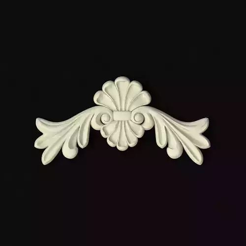 Central decor ornament for furniture